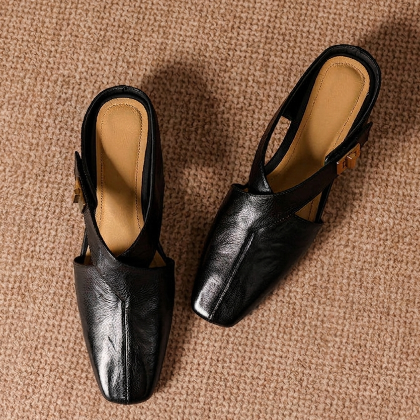 Mules Ravessia in vera pelle