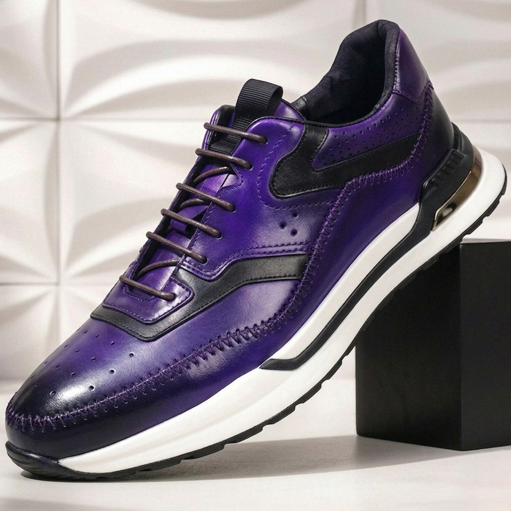Sneakers Castello in pelle di vacchetta