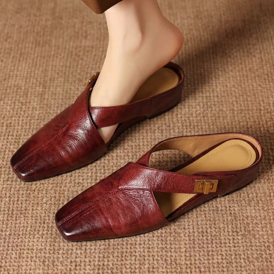 Mules Ravessia in vera pelle
