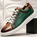 Valteros sneakers i nötkvinnläder