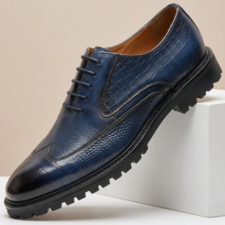 Scarpe Creston in pelle di vacchetta