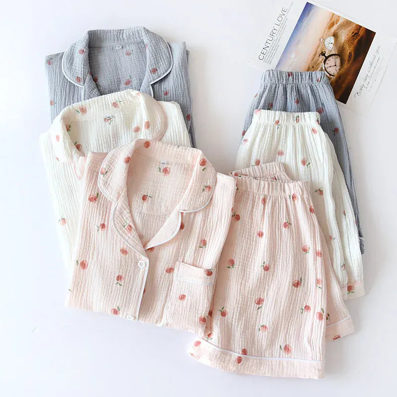 Conjunto de pijama de algodón Haven