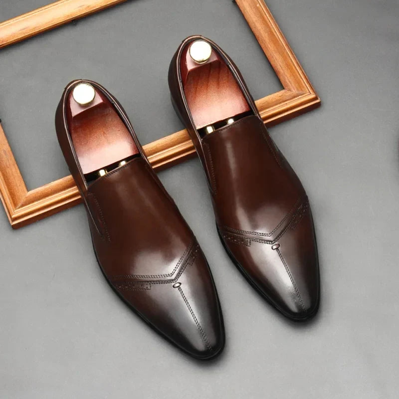 Zion loafers i ægte læder