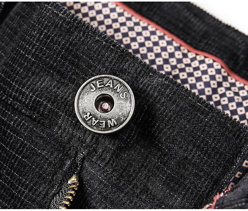 Pantalon en velours côtelé classique