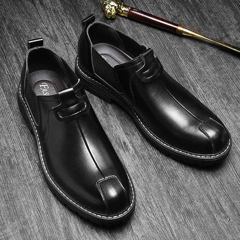 Mocasines de cuero genuino