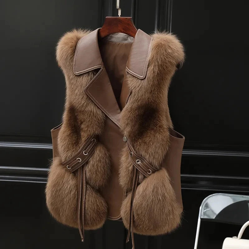Gilet in pelliccia Lucia