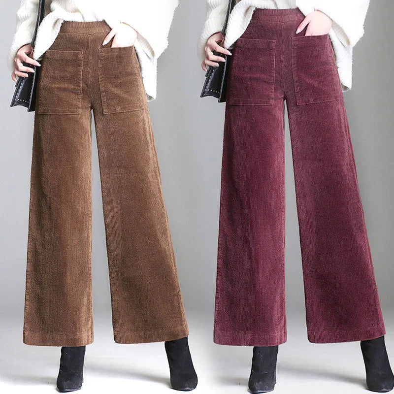 Pantaloni in velluto a coste Rachael