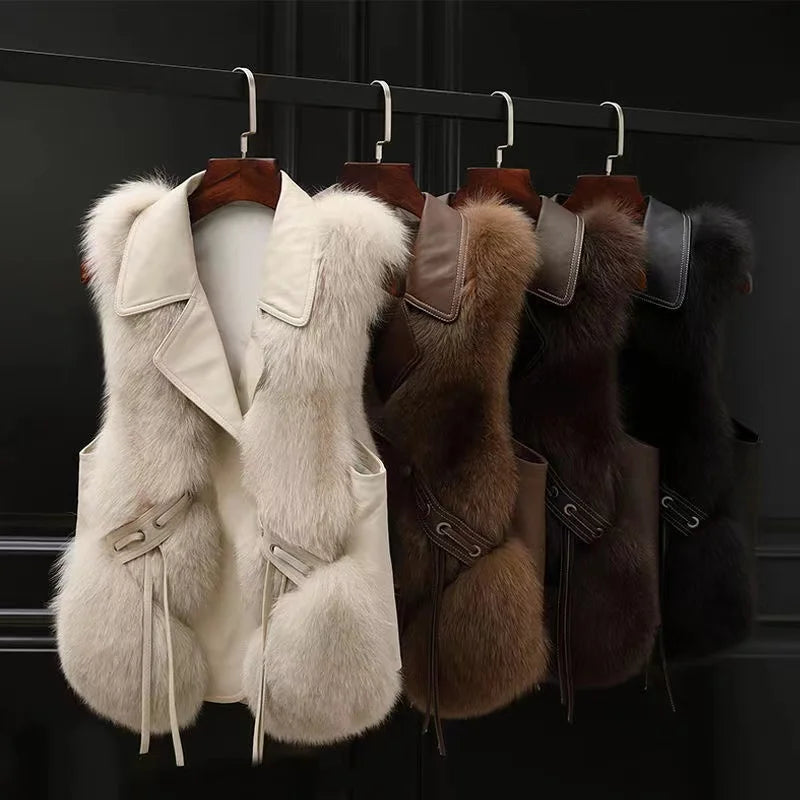 Gilet in pelliccia Lucia