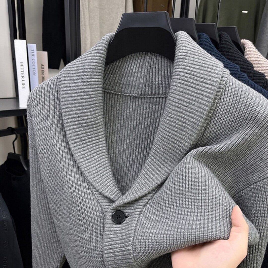 Everett Cardigan med Krave