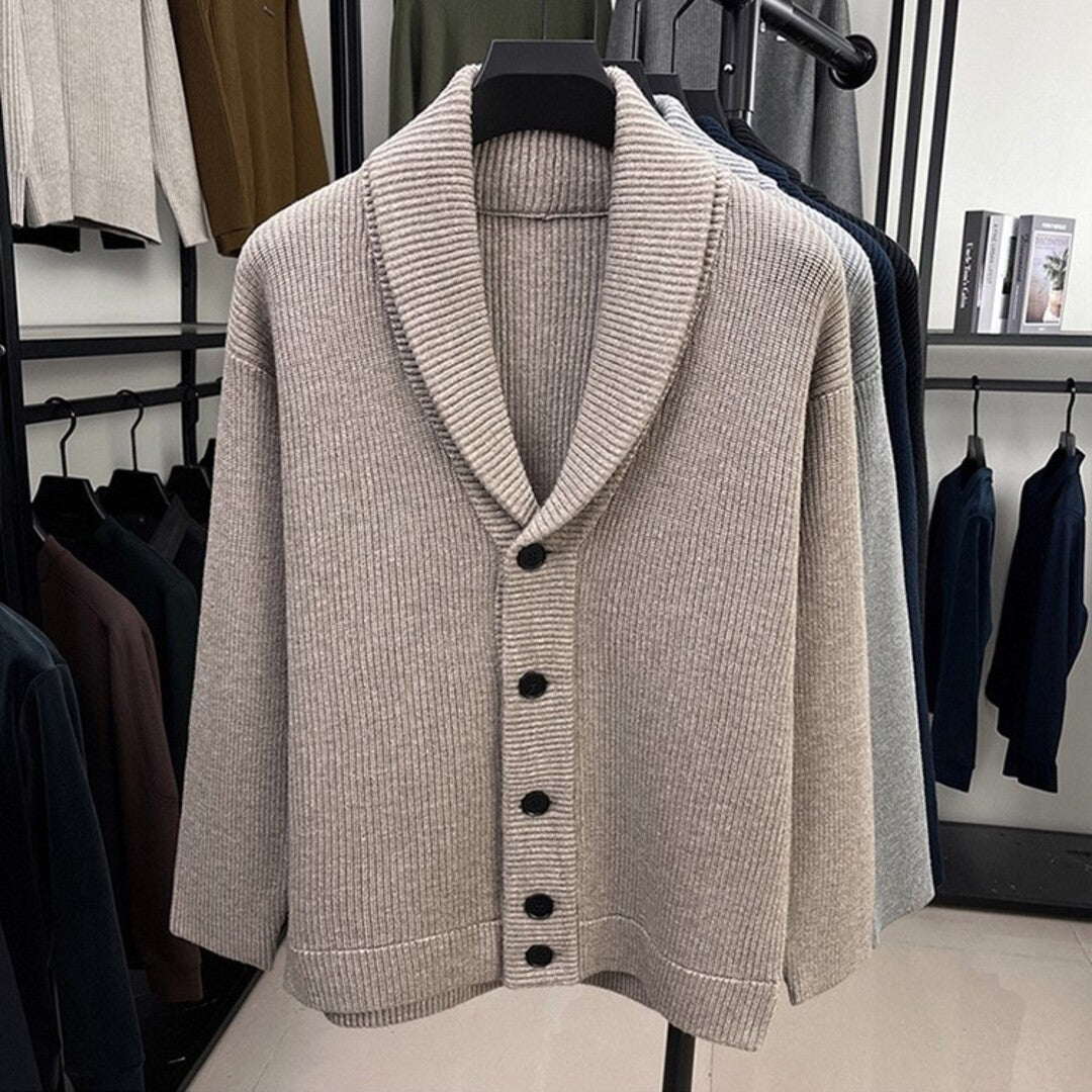 Everett Cardigan med Krave