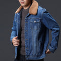 Fleece-denimjacka
