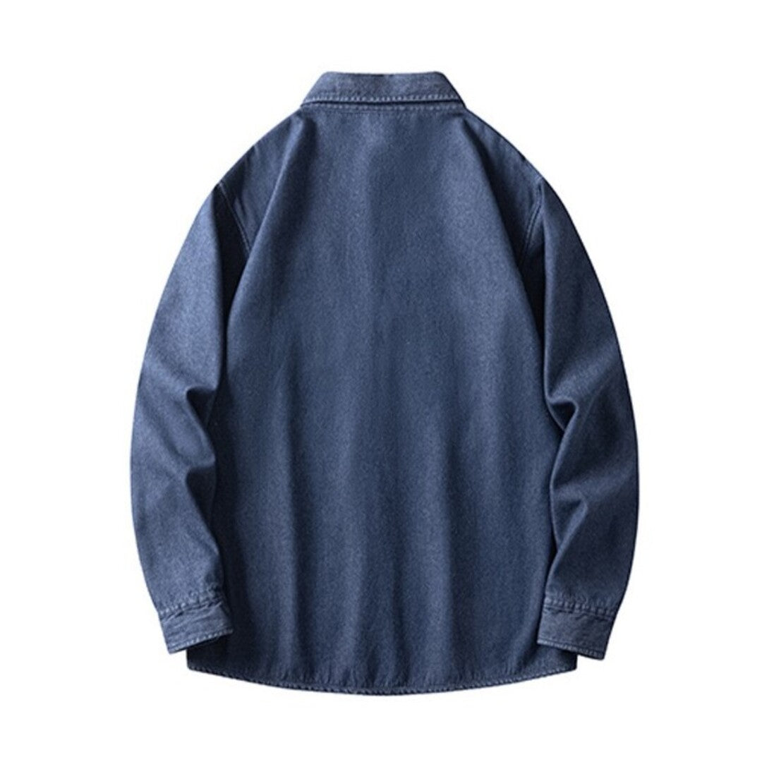 Varm denimskjorte