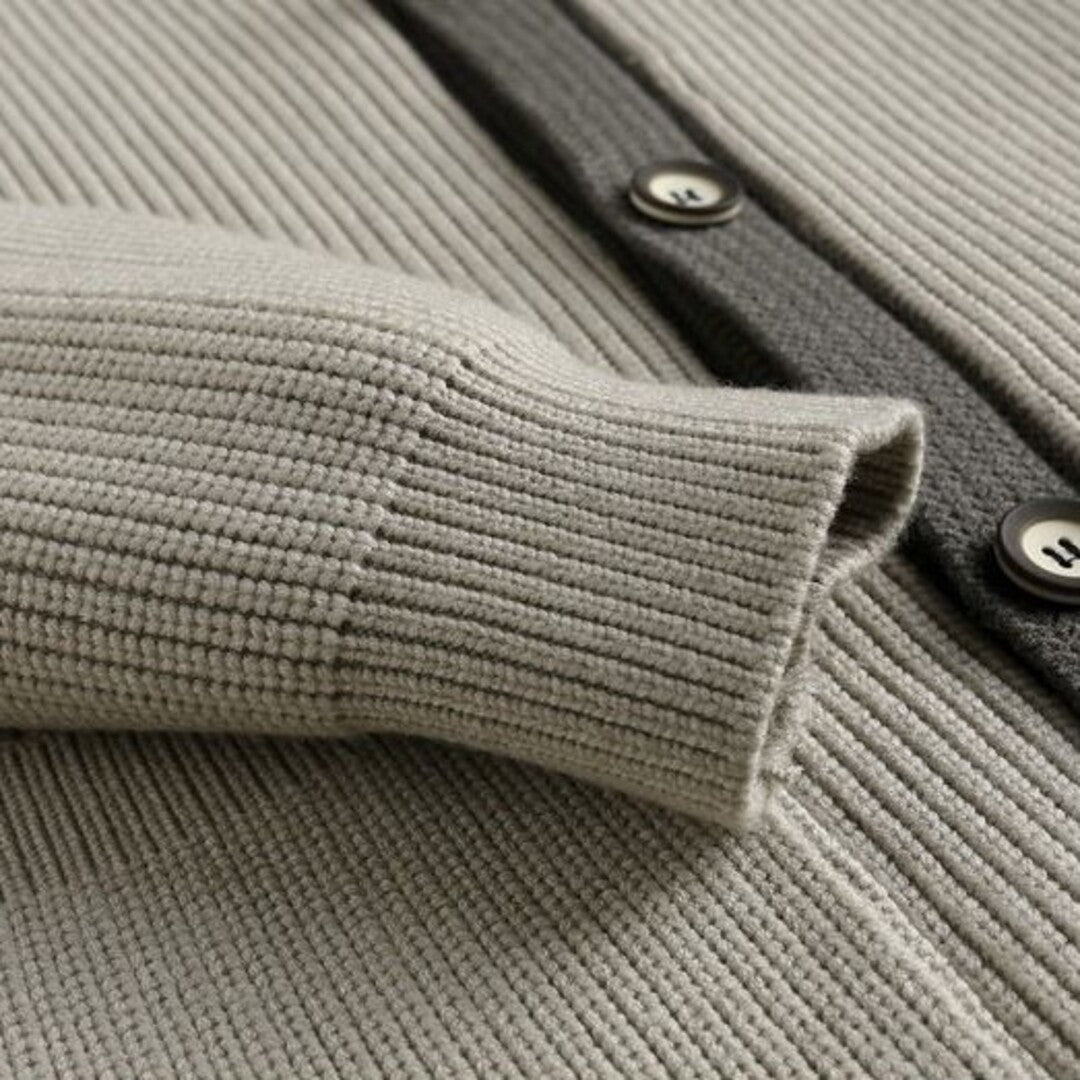 Strikket cardigan med knapper