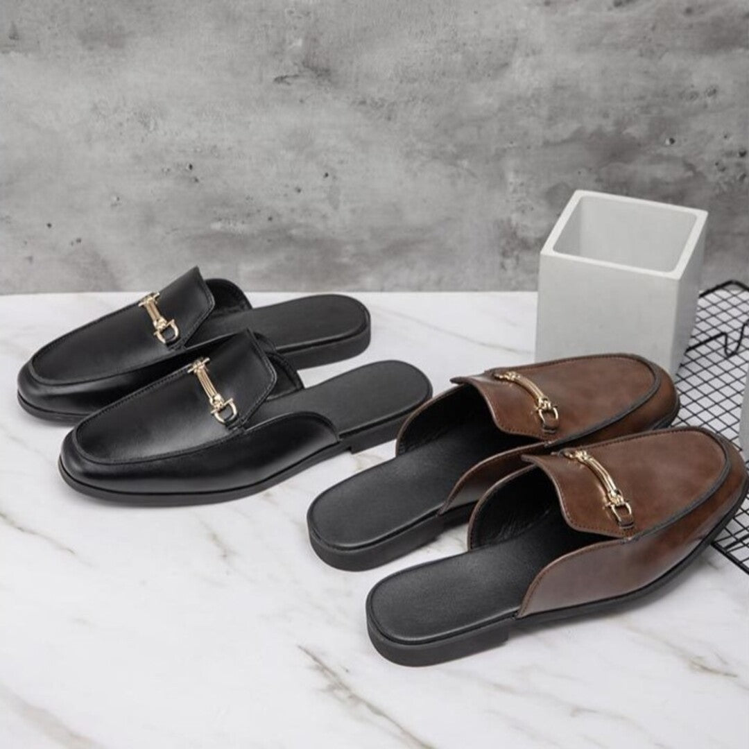 Monaco-Ledersandalen
