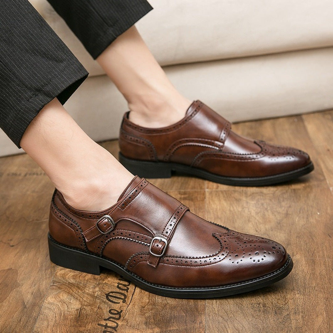 Chaussures de ville à double bride