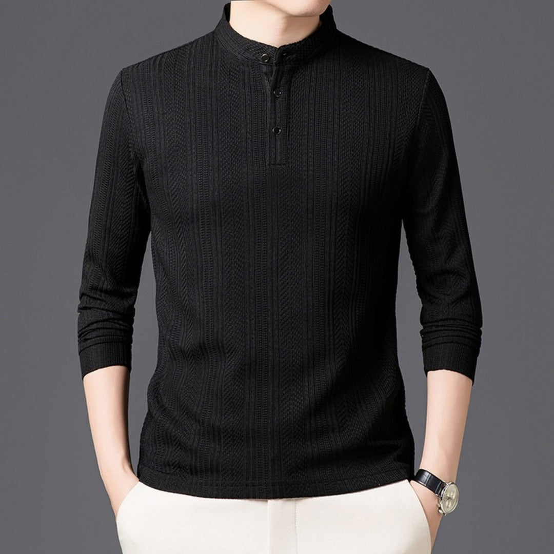 Geripptes Strickshirt