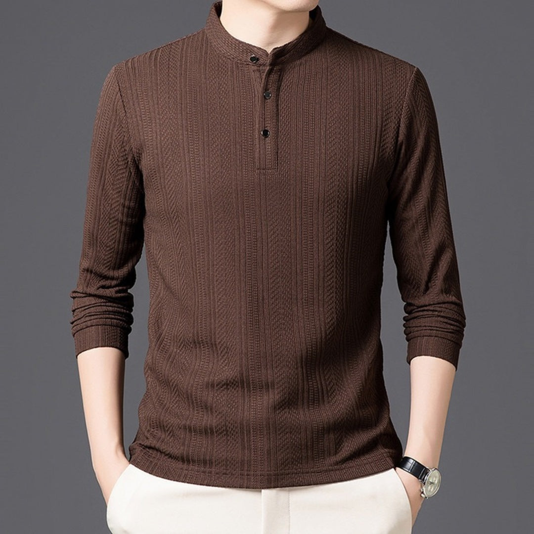 Geripptes Strickshirt