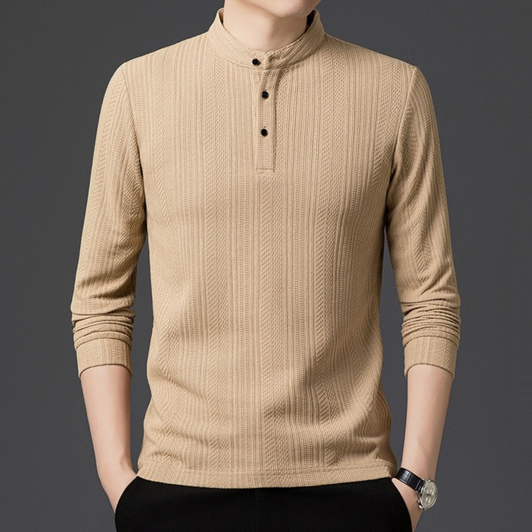 Geripptes Strickshirt