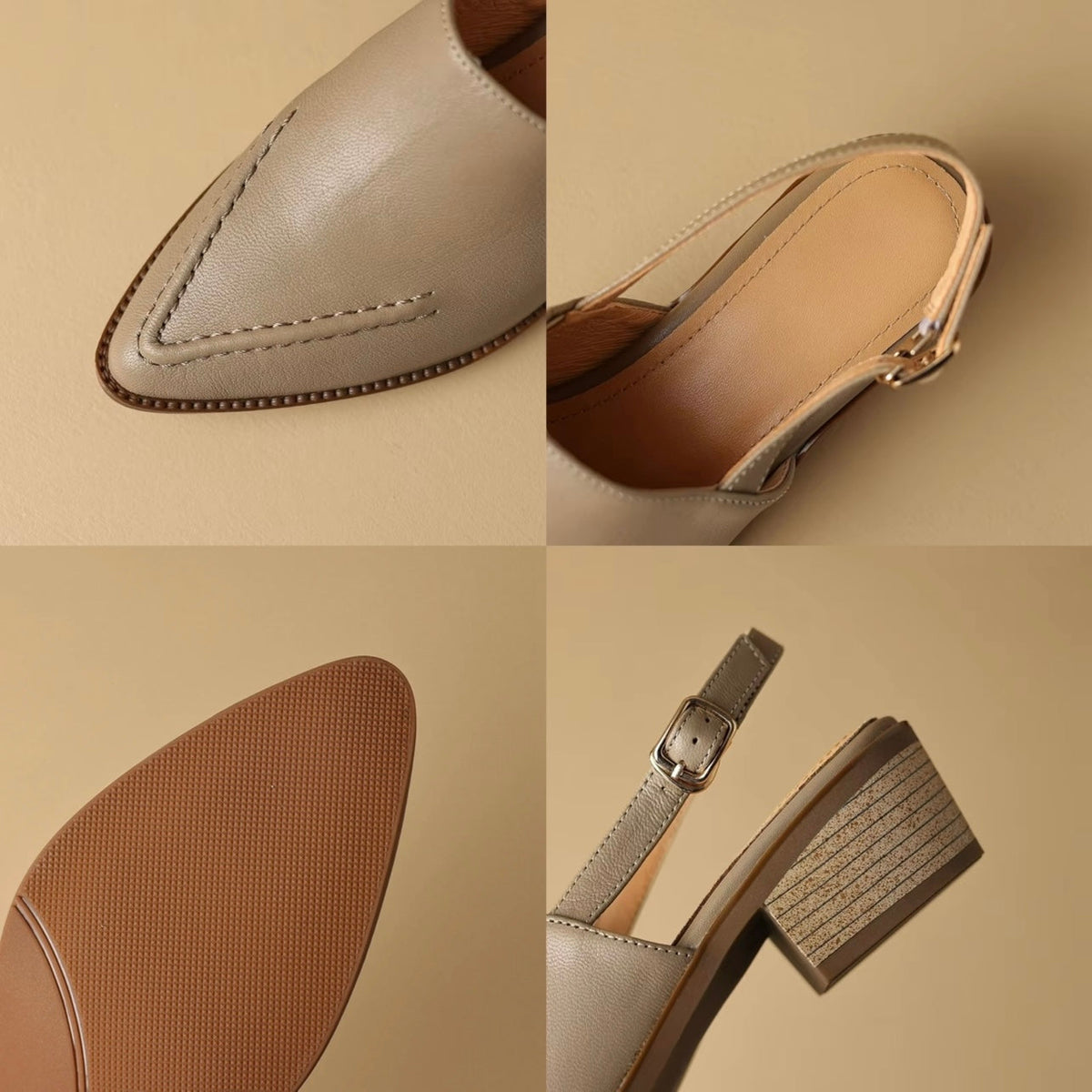 Amara slingback-hæl