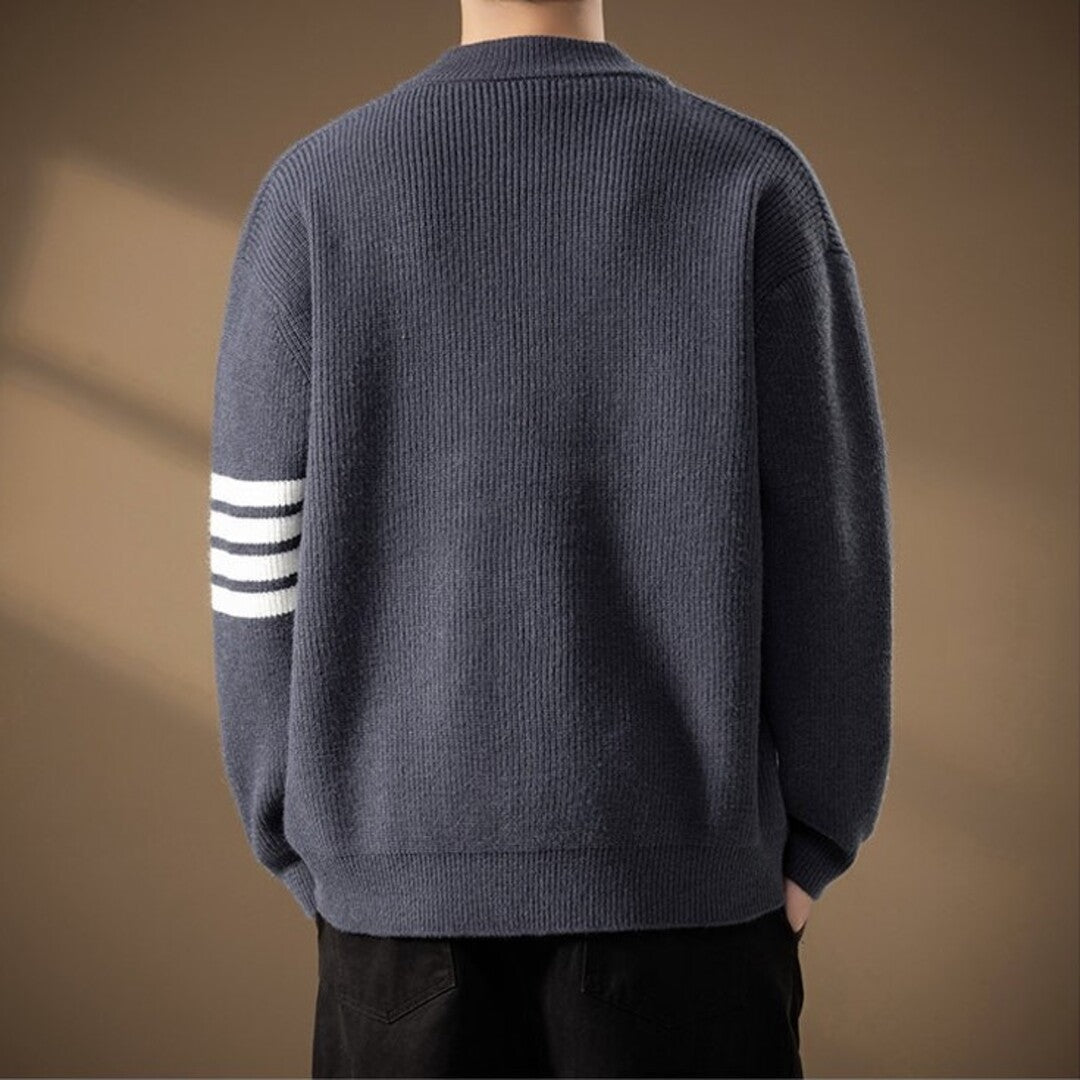 Strikket cardigan med lange ærmer