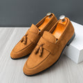Klassiska loafers med tofsar