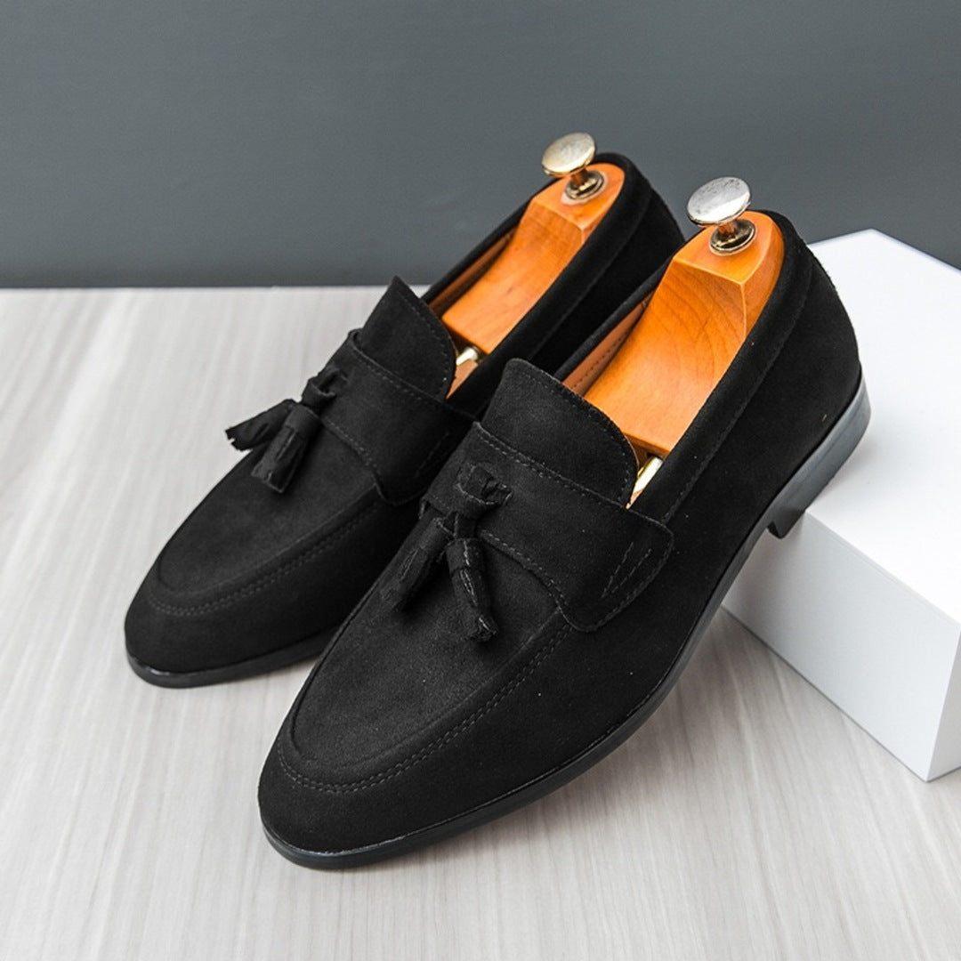 Klassiska loafers med tofsar