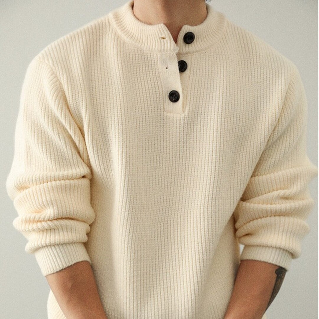 Pull Henley classique