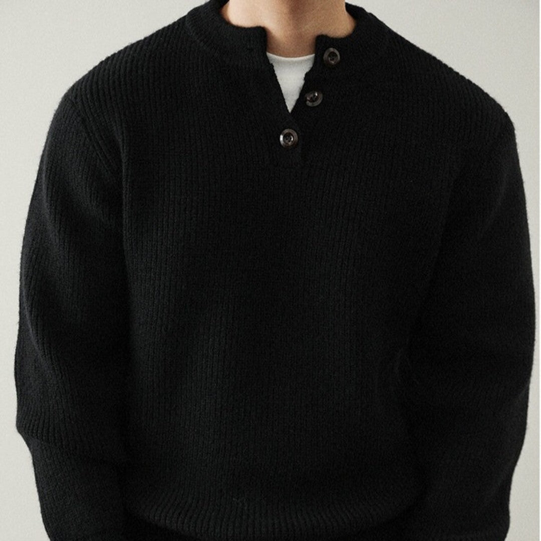 Pull Henley classique
