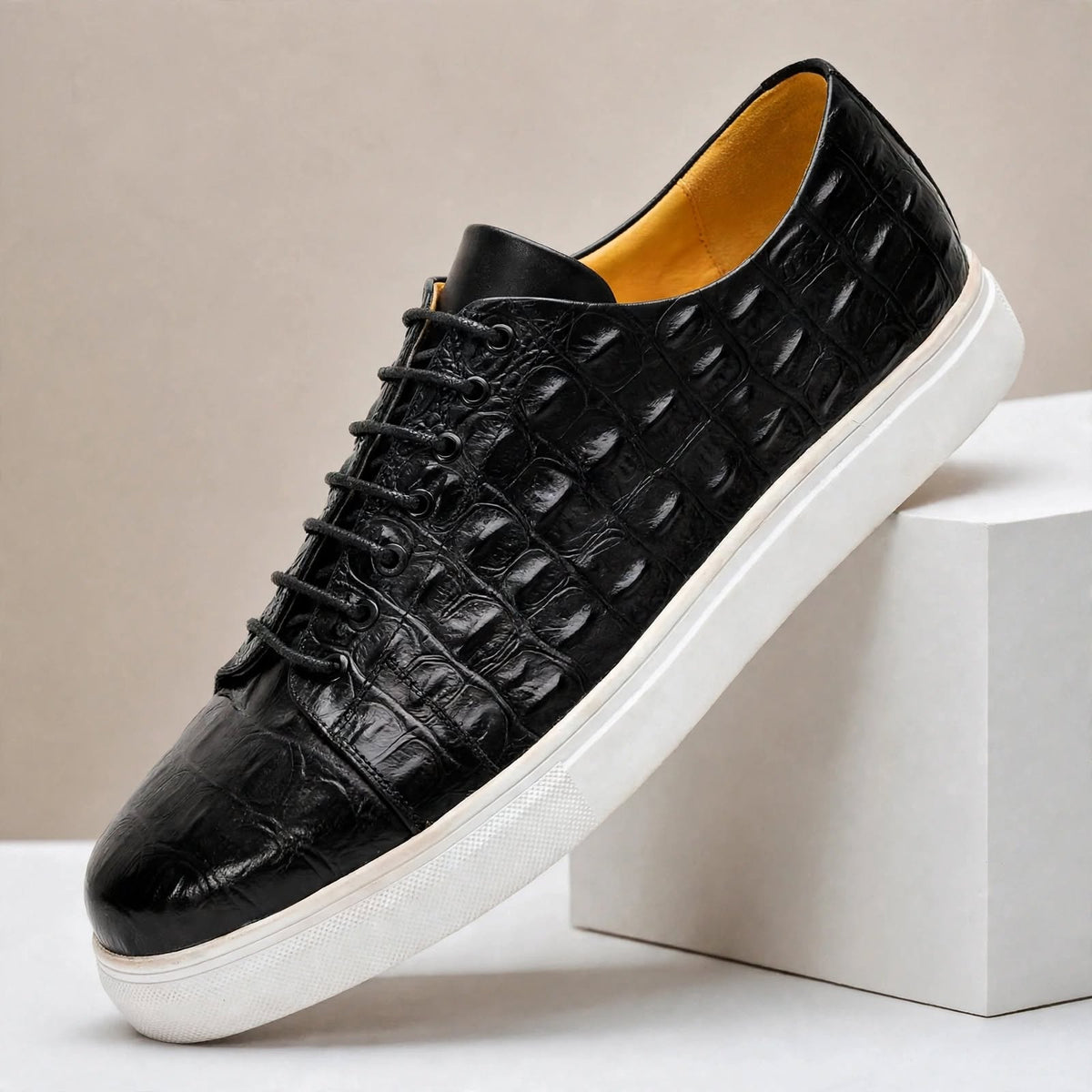 Kastello sneakers i koppeläder