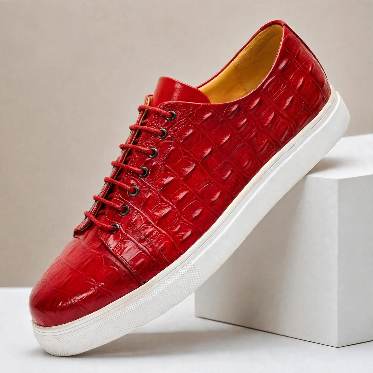 Kastello sneakers i koppeläder