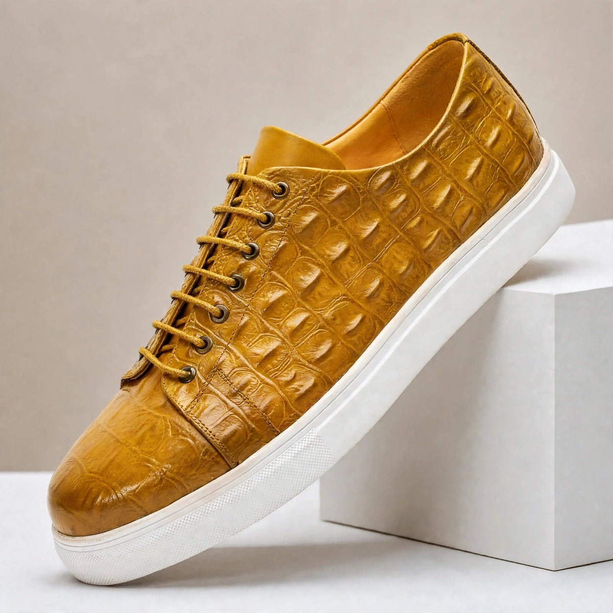 Kastello sneakers i koppeläder