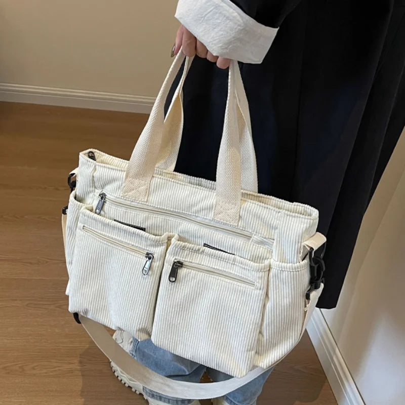 Haven Corduroy Tote Bag