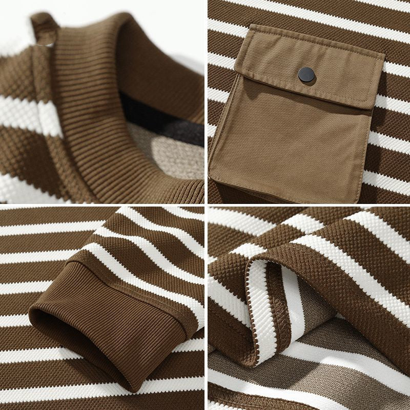 Urbaner Streifenpullover