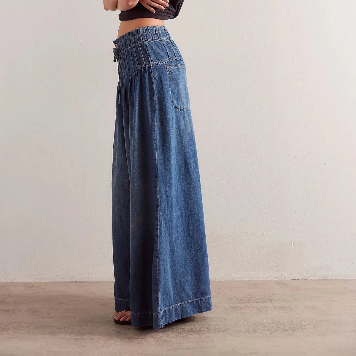 Nomada Wide Leg Cotton Jeans