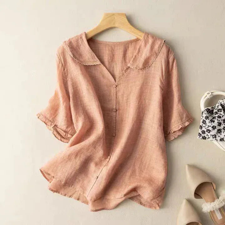 Blusa in lino Siena