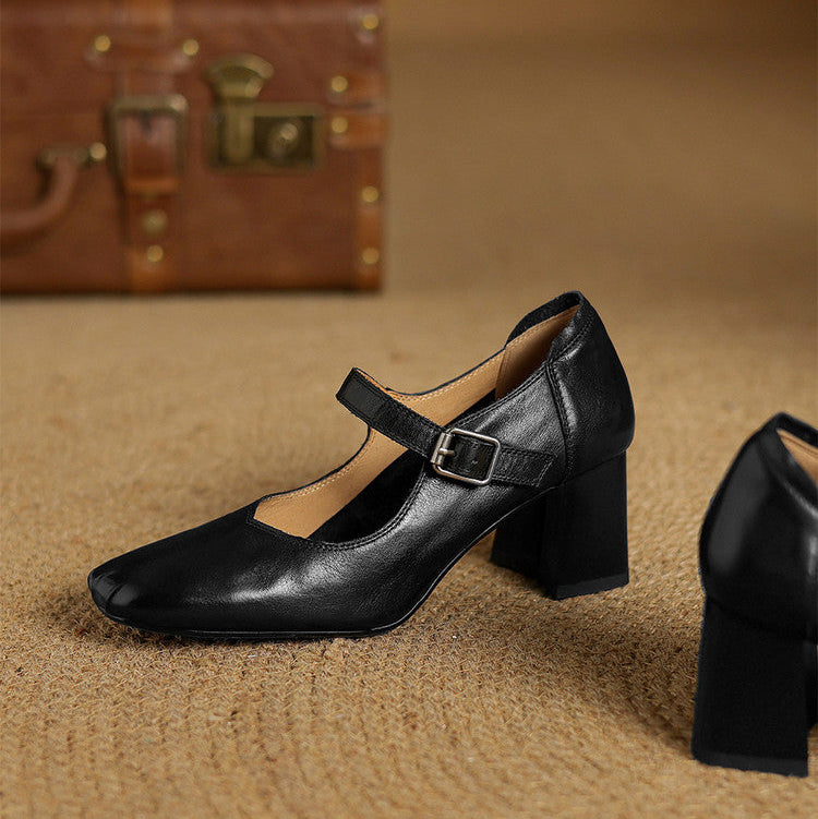Tacchi Cira in vera pelle
