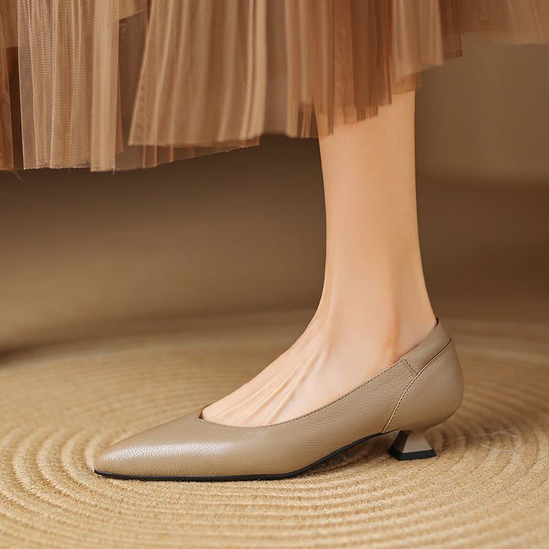 Tacones Nera de cuero genuino
