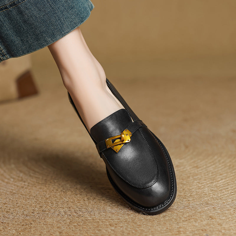 Lena Loafers i Äkta Läder