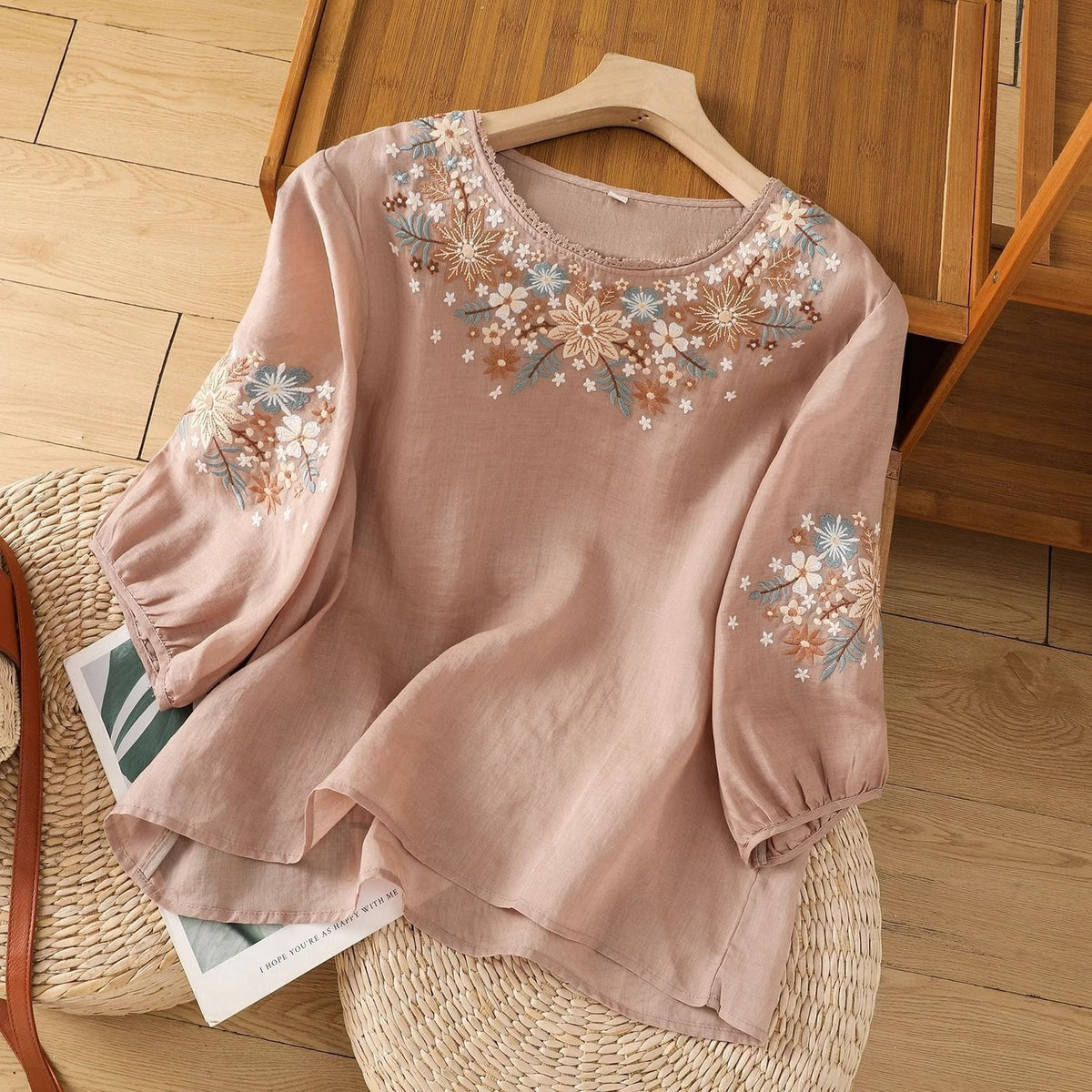 Rosabelle Bestickte Bluse