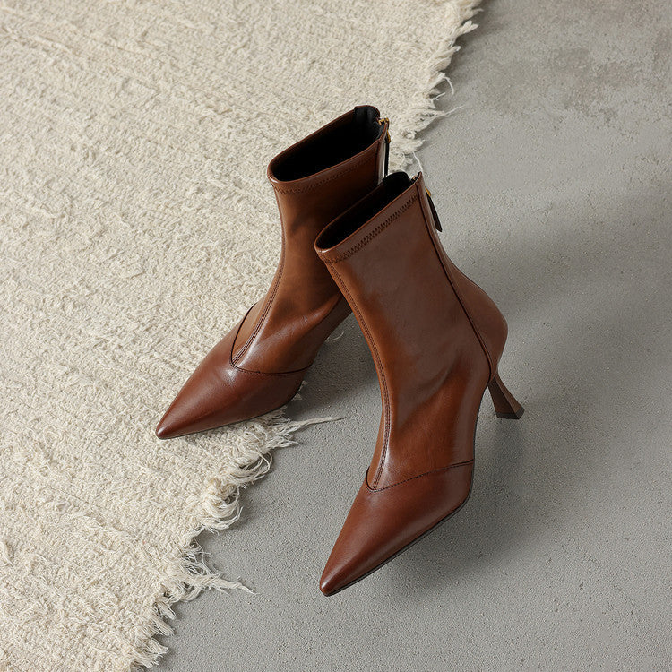 Botas Uvera em pele genuína