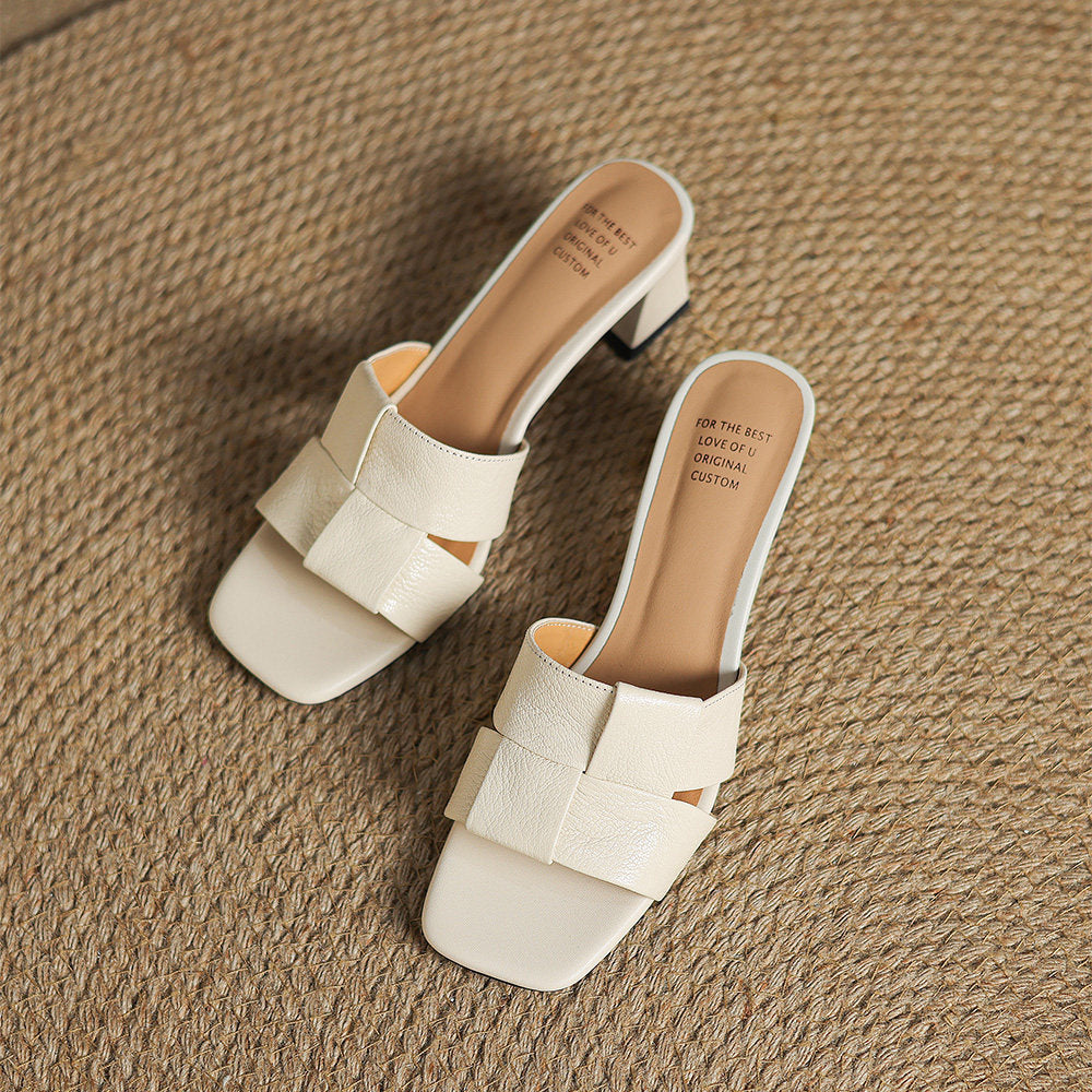 Mules Sereno de piel