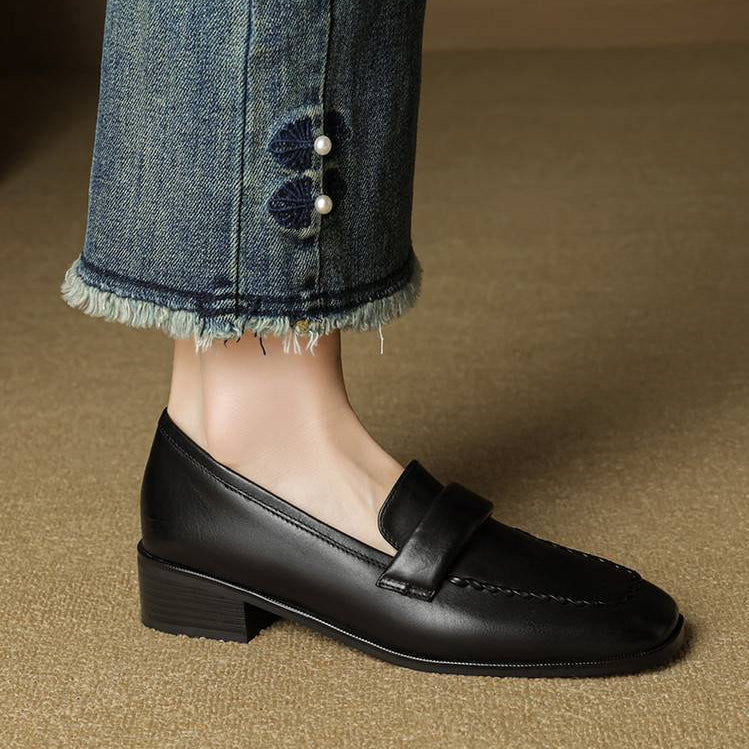 Evren loafers i äkta läder