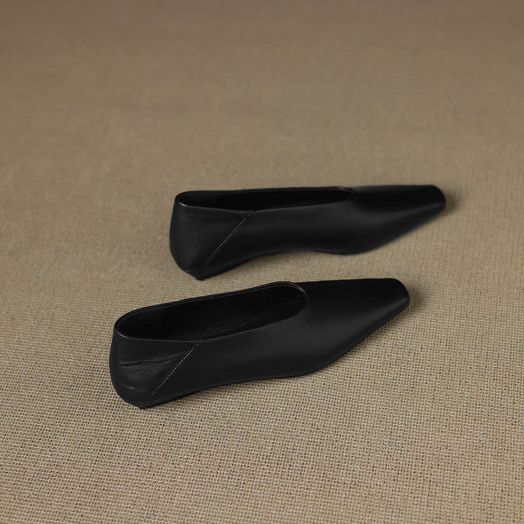 Zapatos planos Emor de cuero genuino
