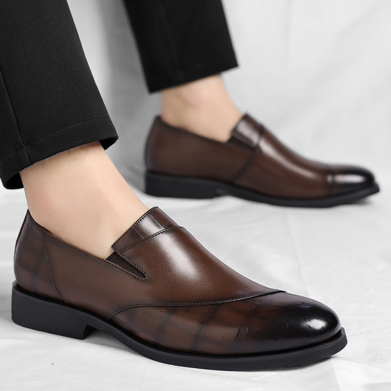 Mocassins de pele com Lurex