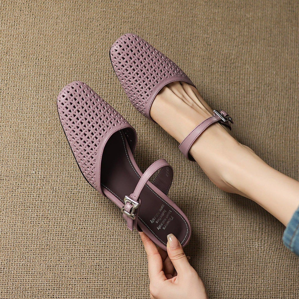 Mules Nilda in vera pelle
