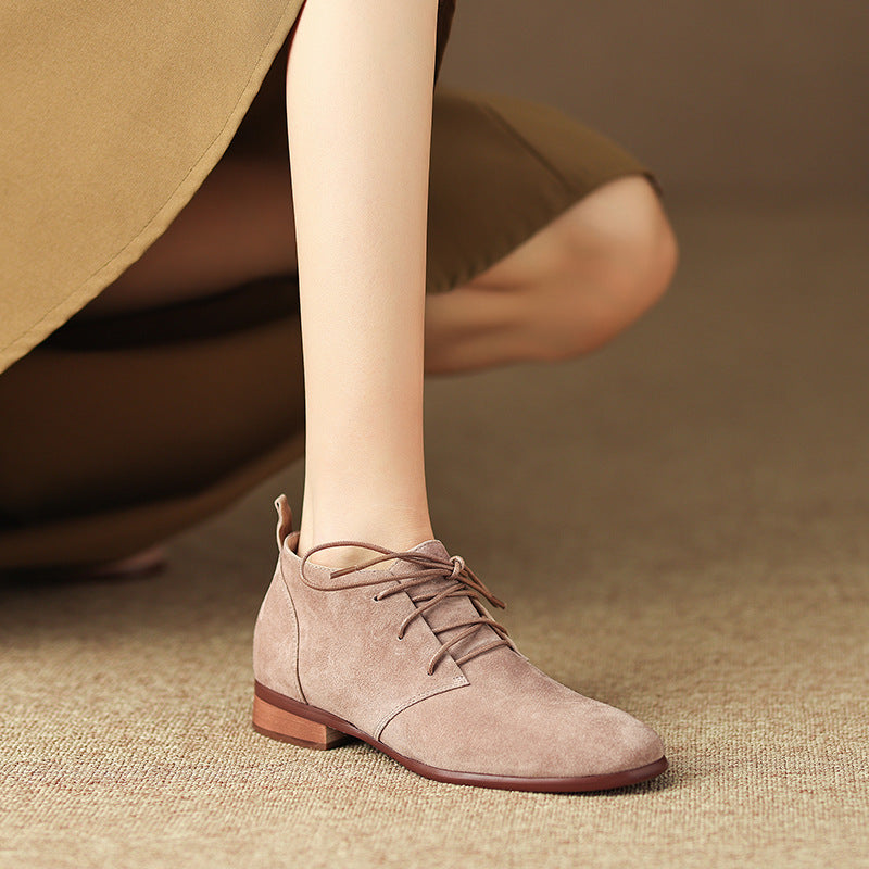 Zapatos Alexa de ante auténtico