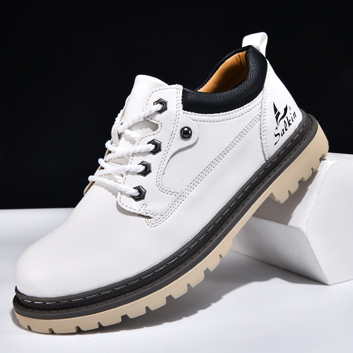 Chaussures à lacets Rexton en cuir premium