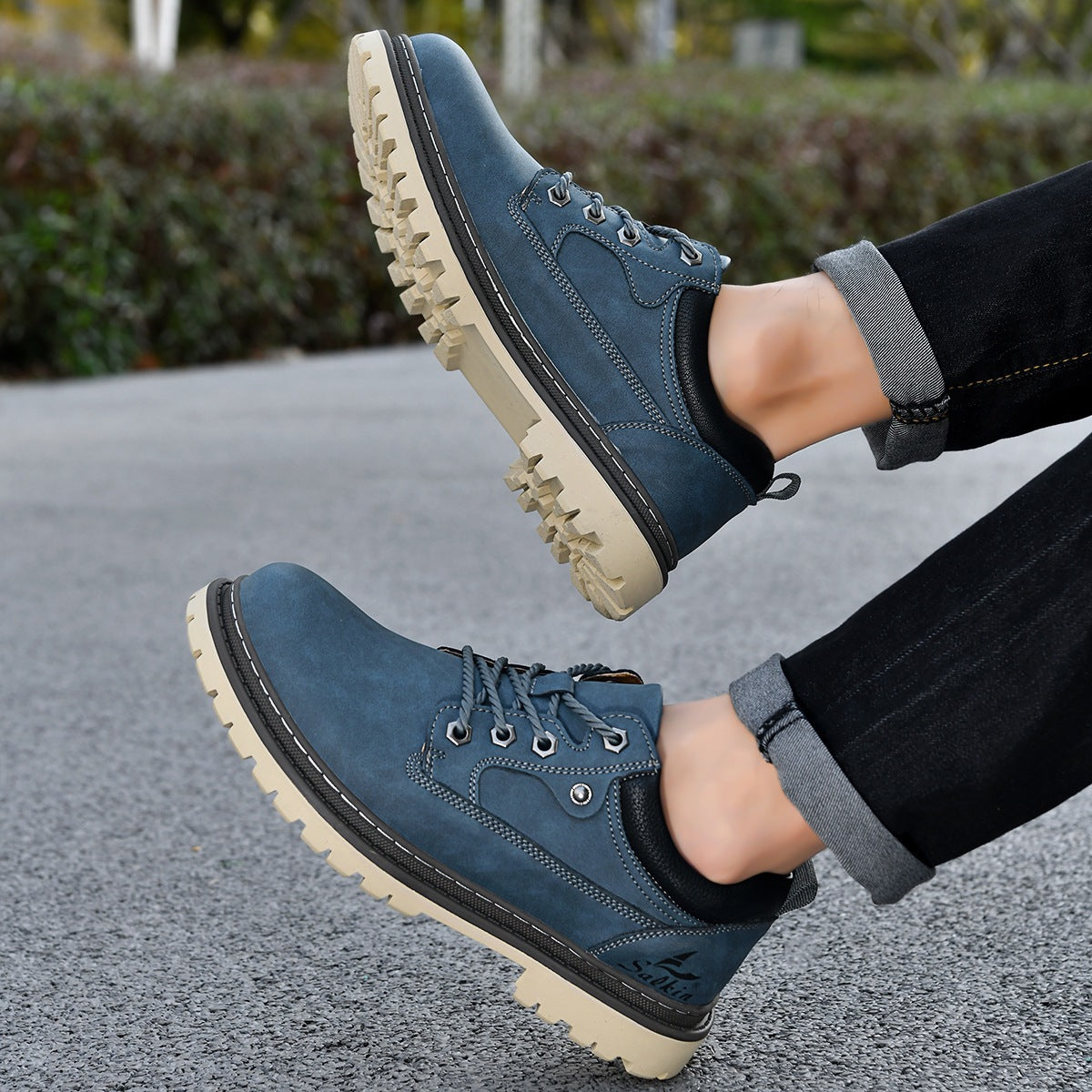 Chaussures à lacets Rexton en cuir premium