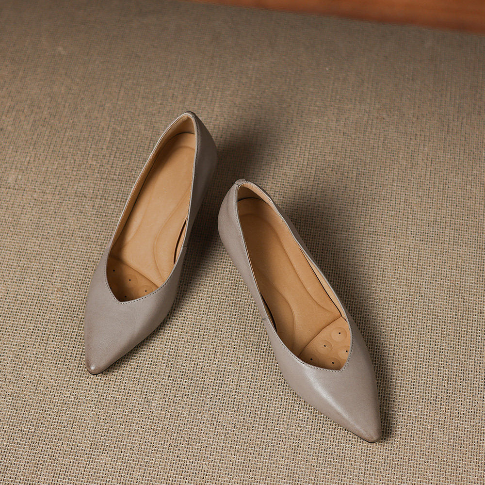 Escarpins Lenora en cuir véritable