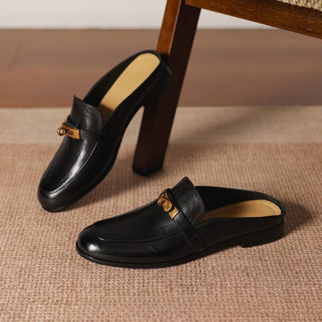 Mules Fiorella en cuir véritable